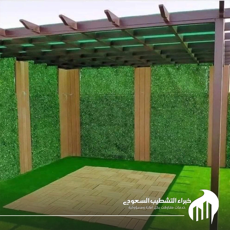 برجولة خشب الشرقية