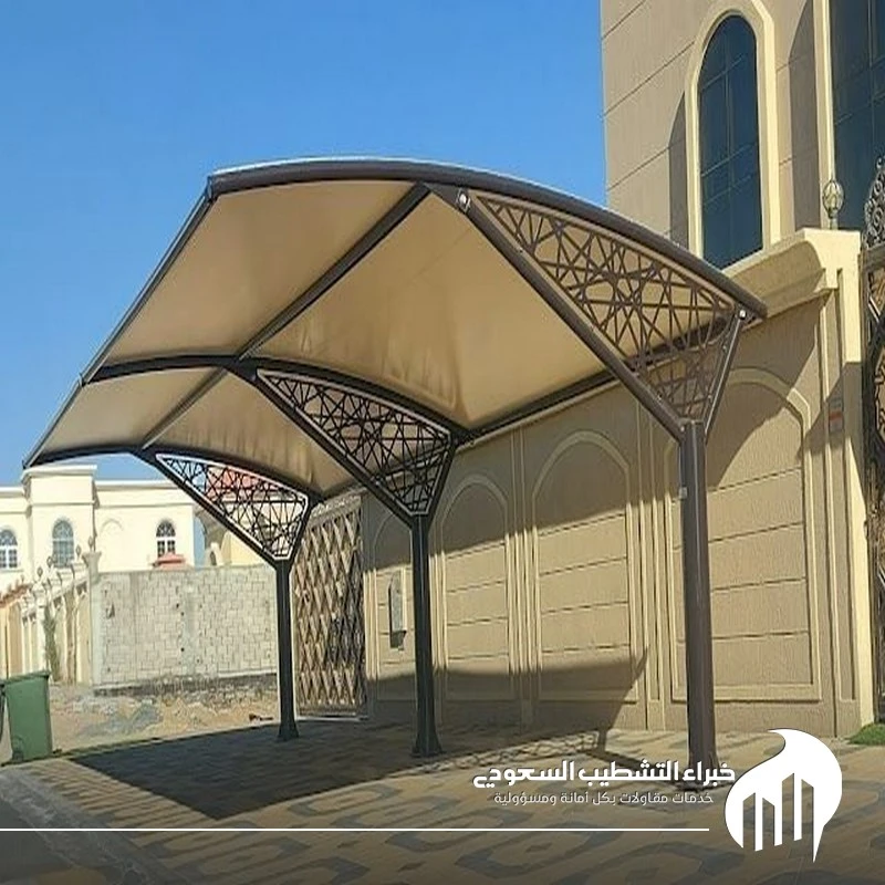تثبيت مظلات سيارات جاهزة
