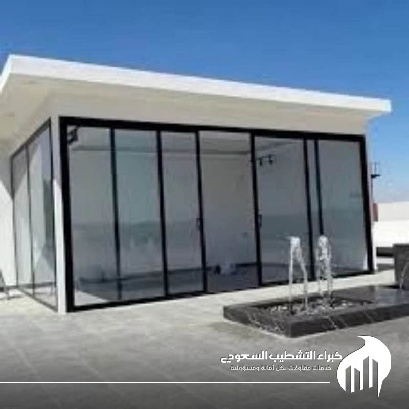 غرف زجاجية للسطح الشرقية